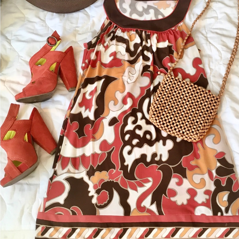 Cute/Comfy retro vibe Aline MINI. GUC, size 6P. Great summer dress - versatile